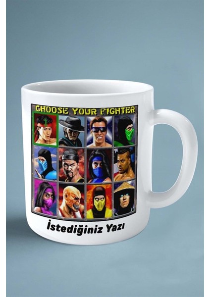 Mortal Kombat Oyun Baskılı Kupa Bardak Çift Taraflı Baskı Kişiye Özel Model 29 fiyatları