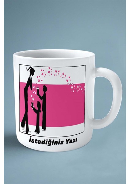 Anneler Günü Anne Hediye Baskılı Kupa Bardak Çift Taraflı Baskı Kişiye Özel Model 102 fiyatları
