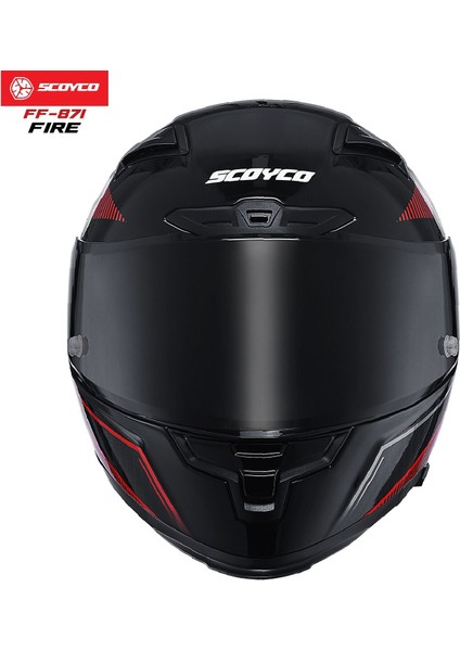 FF-871 Full Face Kask Güneş Vizörlü Fire (M) fiyatları