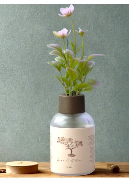 JUNİBELİW 1 Adet Koku Giderici Kokusu Oda Parfümü Oda Kokusu Koku Giderici Baby Powder Pudra 50ML YAPAY ÇİÇEKLİ