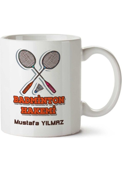 Kişiye Özel Badminton Hakemi Kupa Bardak