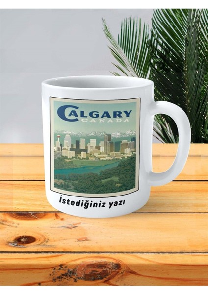 Calgary Baskılı Kupa Bardak Kişiye Özel Desen fiyatları