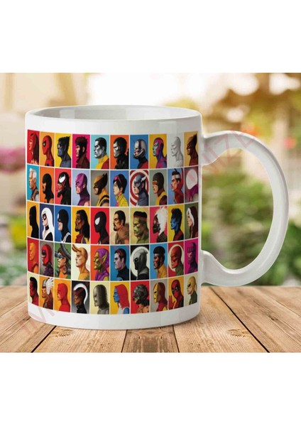 Marvel Kahramanlar Kupa Bardak