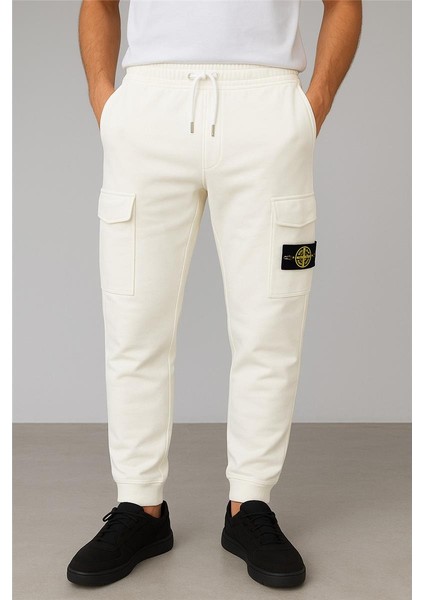 Stone Island Eşofman Altı Beyaz