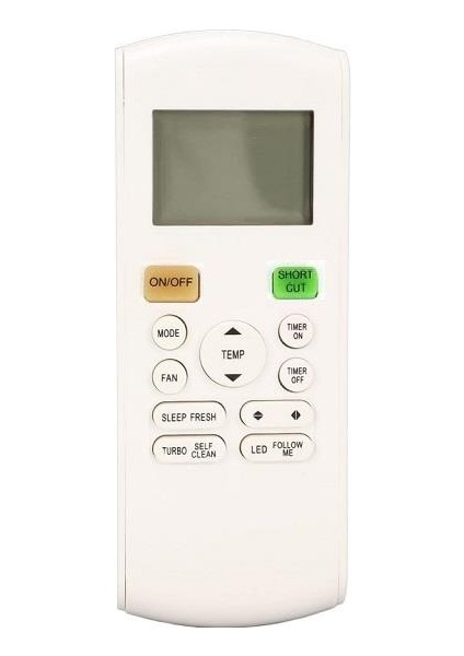 ile Uyumlu Modeli TYPE:RG57B2/BGE Klima Kumandası