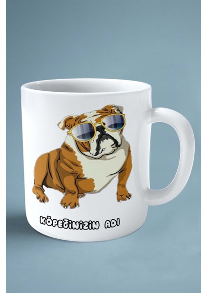 Pug Doberman Köpek Isimli Kişiye Özel Baskılı Kupa Bardak Gözlük Artist fiyatları