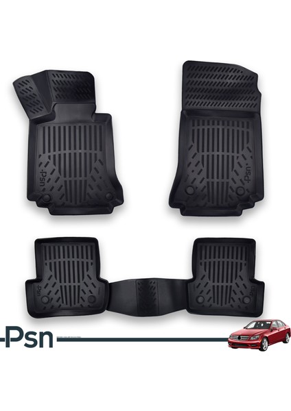 Mercedes C W204 (2007-2014) Ile Uyumlu - Araca Özel Paspas