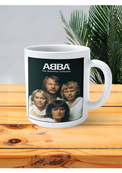 Abba Baskılı Kupa Bardak Kişiye Özel Desen 2