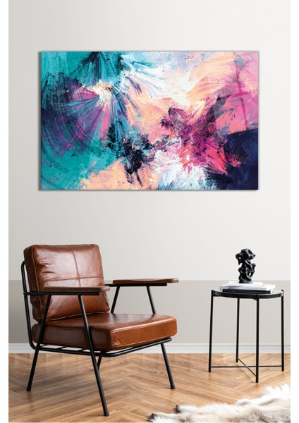 Renk Karnavalı Yatay Cam Tablo, Modern Ev Ofis Dekoru, Hediyelik Duvar Dekorasyonu, Kırılmaz Cam fiyatları