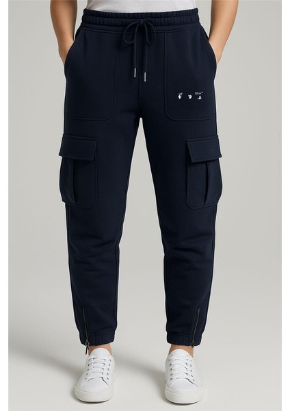 Off White Eşofman Altı Lacivert