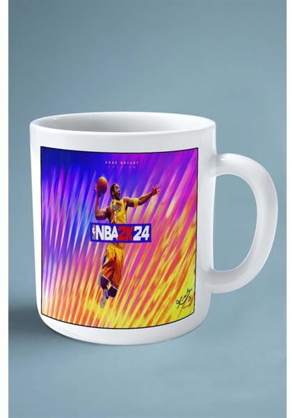 Nba 2K24 Oyun Baskılı Kupa Bardak Çift Taraflı Baskı Kişiye Özel Model 11