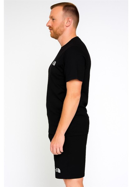Thenortface Şort+ T-Shirt Takım Siyah modelleri