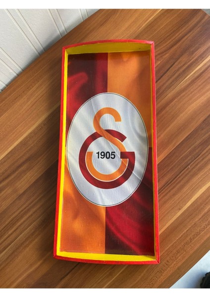 El Boyaması Ahşap Sunum Tepsisi, Şık ve Renkli Kırmızı Tasarım fiyatları