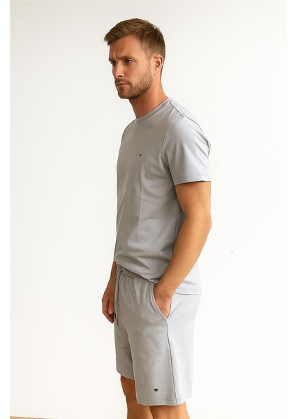 Tommy Şortlu Takım Clasic Düz Gri fiyatları