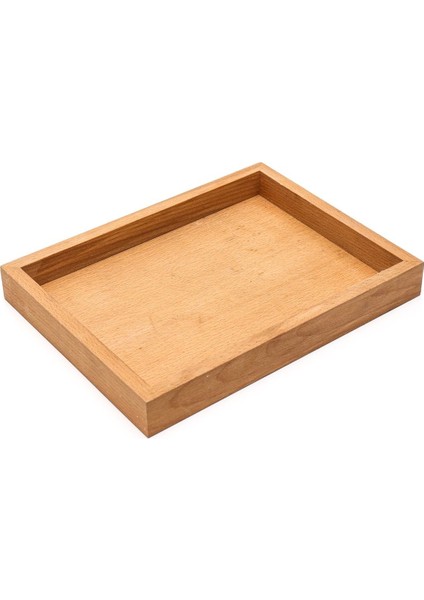 Büyük Ahşap Çok Amaçlı Ayaklı Tepsi, Şık ve Dayanıklı Ev Dekoru Için Ideal