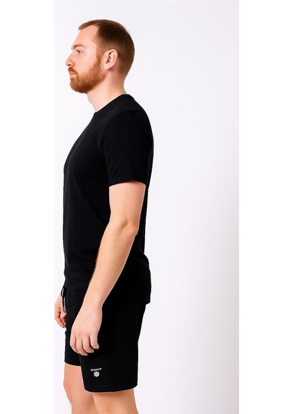 Gantt Şort + T-Shirt Takım Siyah modelleri
