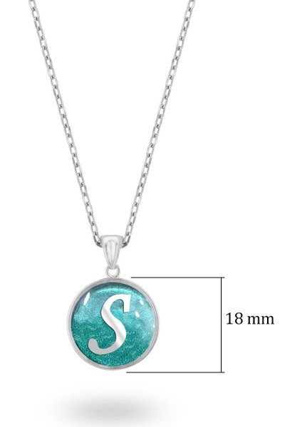 Isminize Özel Baş Harf Gümüş Kolye 925 Ayar Beyaz Renk fiyatları