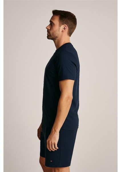 Tommy Şortlu Takım Clasic Düz Navy Blue fiyatları