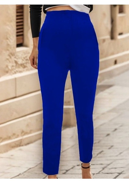 Kadın Çima Detay Ithal Krep Pantolon modelleri