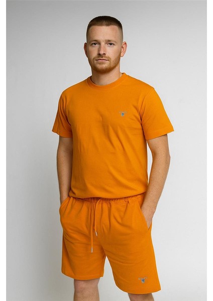 Gantt Şort + T-Shirt Turuncu