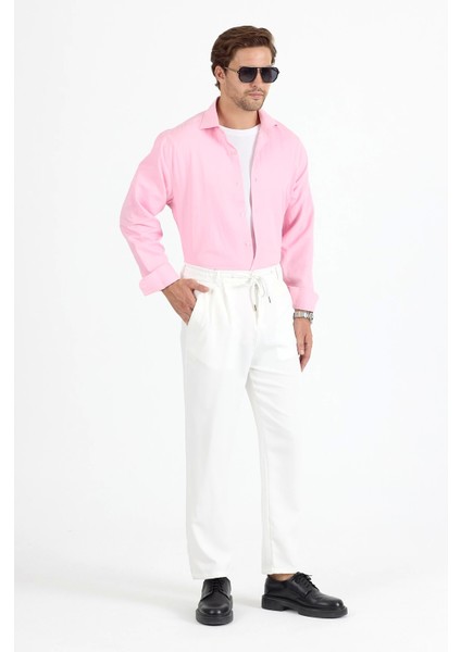 Erkek Regular Fit Pembe Gömlek modelleri