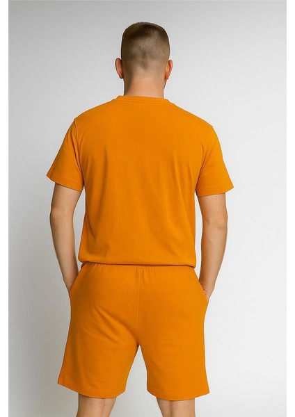 Gantt Şort + T-Shirt Turuncu modelleri