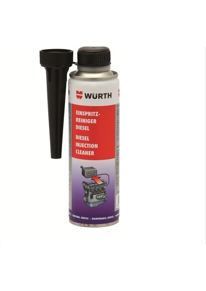Würth 300 ml Dizel Enjektör Temizleyici
