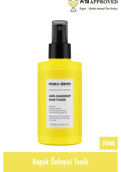 Saç Tonik | Kepeğe Karşı Etkili Saç Toniği 200 ml | Normal/yağlı Saçlar | Vegan fiyatları