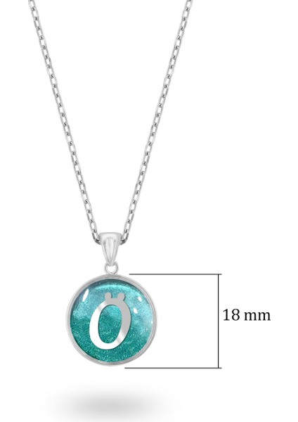 Isminize Özel Baş Harf Gümüş Kolye 925 Ayar Beyaz Renk fiyatları