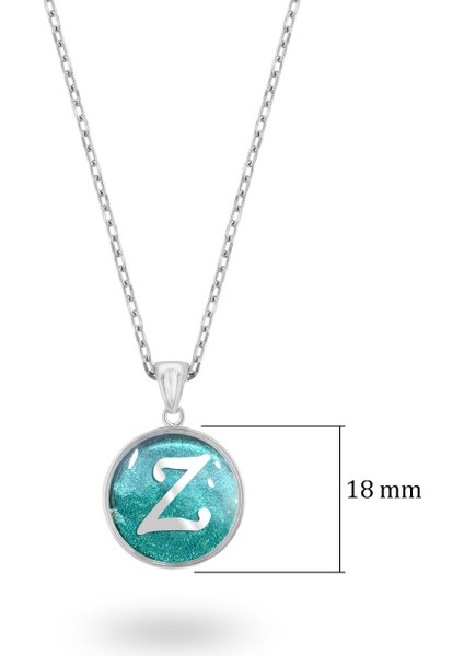 Isminize Özel Baş Harf Gümüş Kolye 925 Ayar Beyaz Renk fiyatları