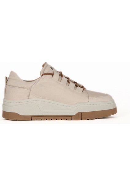 Krem Deri Kadın Spor Ayakkabı 16WA8211 16WA8211