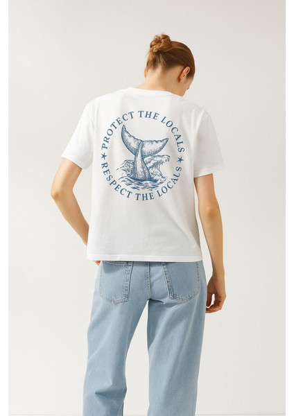 Protect The Local Baskılı T-Shirt fiyatları