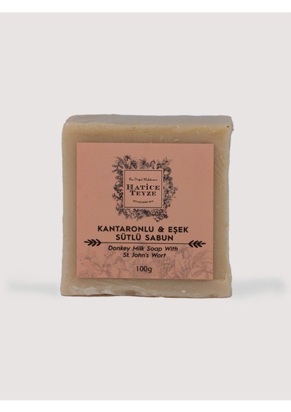 Kantaronlu & Eşek Sütlü Sabun - 100 gr