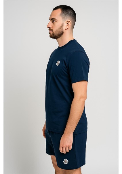 Monc Şortlu Takım Clasic Düz Navy Blue fiyatları