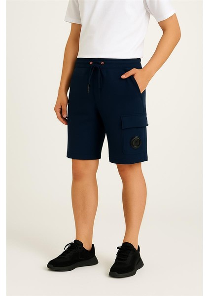 Company Lacivert Kargo Cepli Şort