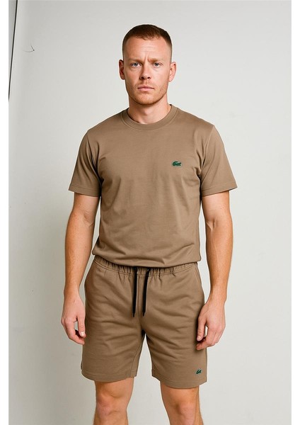 Lacco Şortlu Takım Clasic Düz Stone