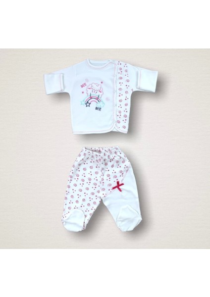 Kıvırcık Kuzu Nakışlı 10LU Zıbın Takımı Hastane Çıkışı Ekru modelleri