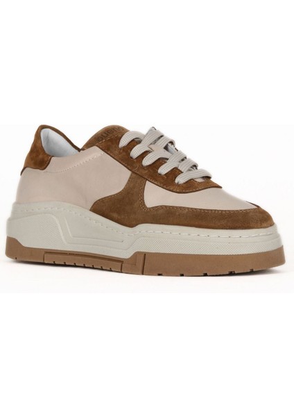 Taba Krem Süet-Deri Kadın Spor Ayakkabı 16WA8212 16WA8212 fiyatları