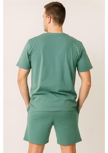 Thenortface Şort + T-Shirt Takım Yeşil fiyatları