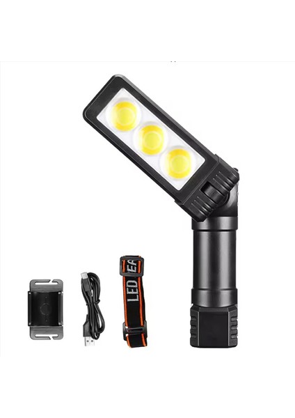 3 LED Kafa Feneri Kafa Lambası 10W Uzun Menzil USB Şarjlı Ledli Işık Su Geçirmez Kamp El Feneri fiyatları
