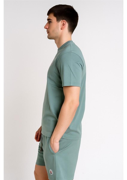Monc Şortlu Takım Clasic Düz Pastel Yeşili fiyatları