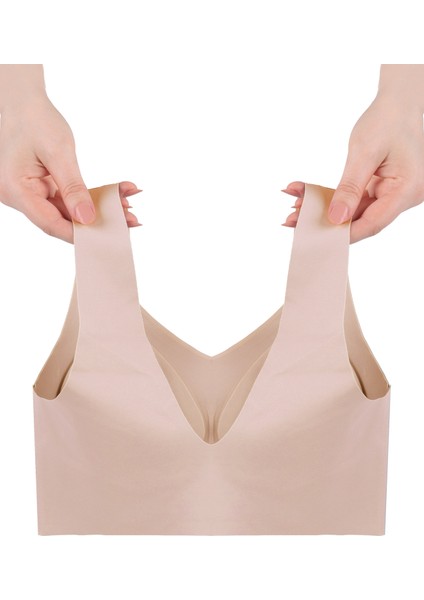 Balensiz Lazer Dikişsiz Çıkarılabilir Pedli Kalın Askılı Görünmez Sütyen fiyatları