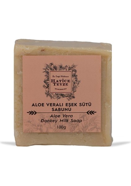 Aloeveralı Eşek Sütlü Sabun - 100 Gr.