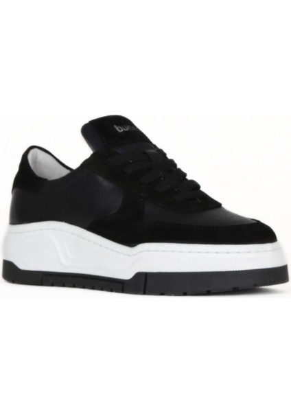 Siyah Süet-Deri Kadın Spor Ayakkabı 16WA8212 16WA8212 fiyatları