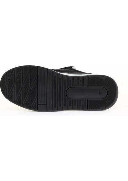 Siyah Süet-Deri Kadın Spor Ayakkabı 16WA8212 16WA8212 indirimleri