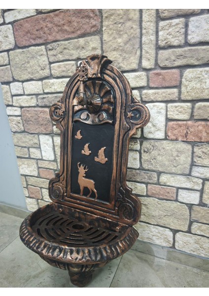 FS_902 Bakır Desenli Alüminyum Bahçe Çeşmesi fırsatları