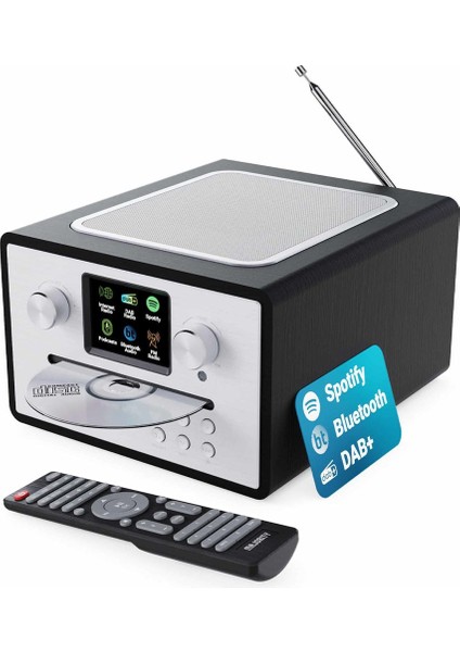 Homerton-2 Radyo Bluetooth Hoparlör Siyah (Wifi)