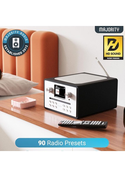 Homerton-2 Radyo Bluetooth Hoparlör Siyah (Wifi)