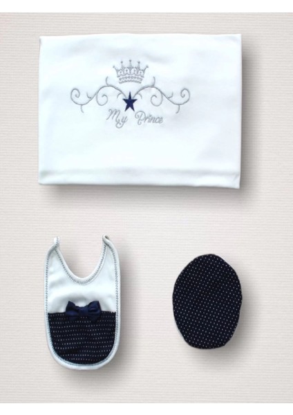 Süper Prens Nakışlı 10LU Zıbın Takımı Hastane Çıkışı Lacivert fiyatları