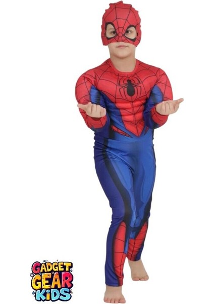 Kırmızı Çocuk Süper Kahraman Kostümü, Parti ve Halloween Için Ideal Seçenek modelleri